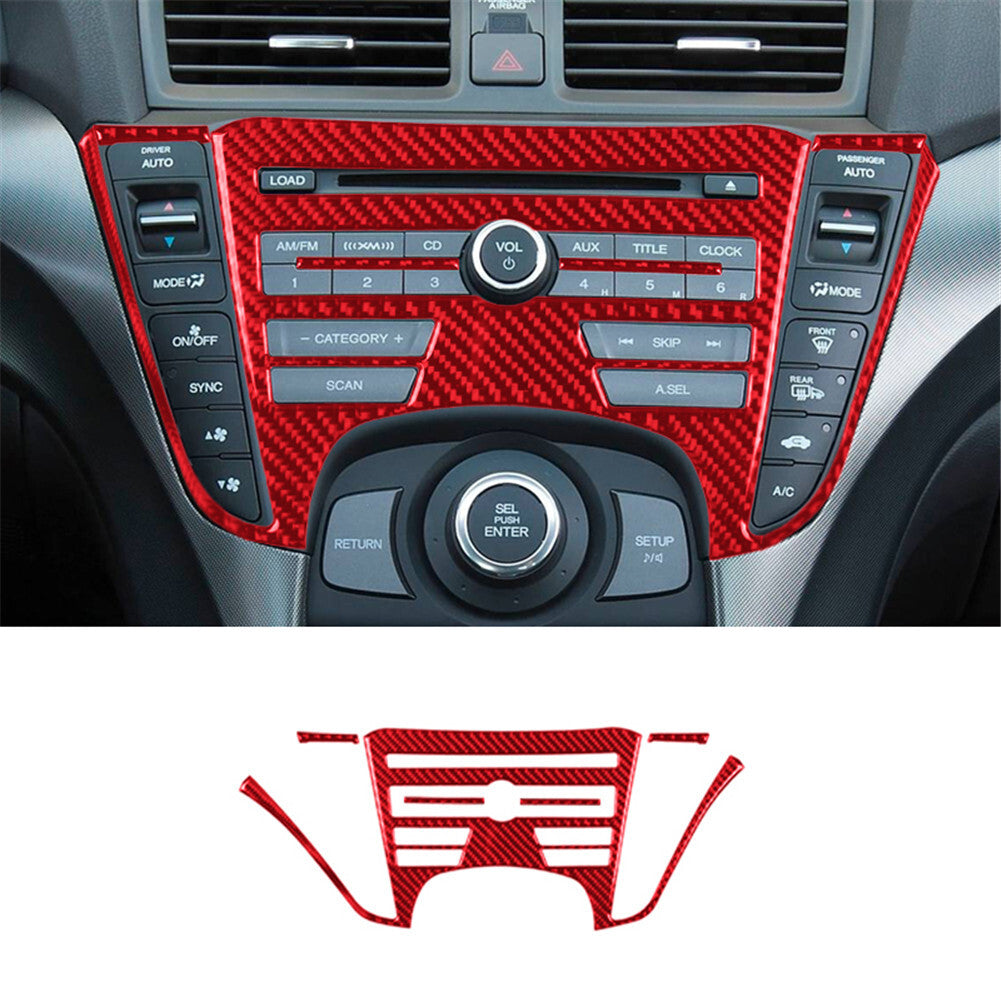 Red Carbon Fiber Door Sill Anti-Step Cover Trim For X5 E70 X6 E71 2008-2013 v