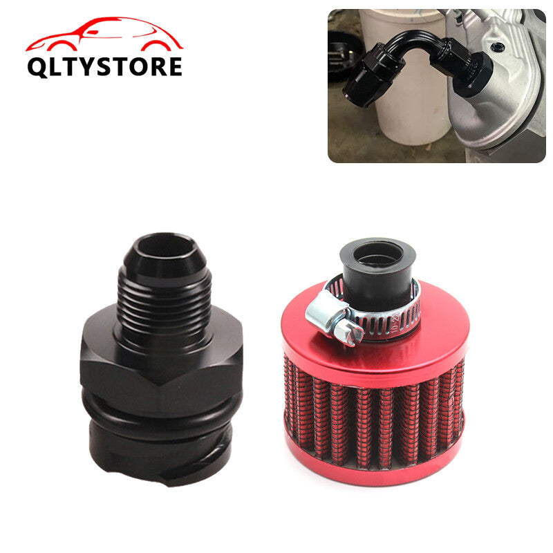 Billet Valve Cover Oil Cap & Red Breather Filter for LSX LS1 LS6 LS2 LS3 LS7 Q