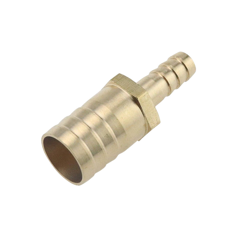 1020mm 3/8 to 3/4 Union Hose Barb Brass Fitting Splicer Gas Reducer NEW Q