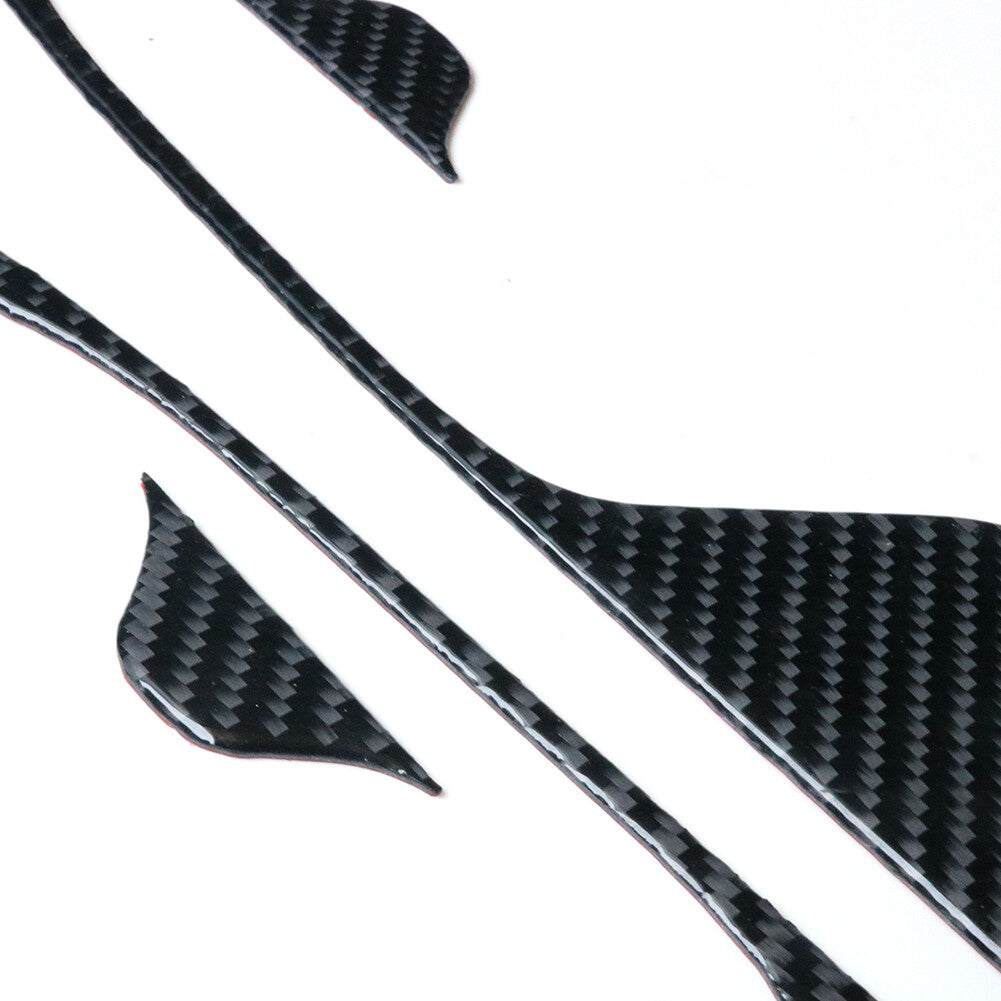 4Pcs Carbon Fiber Window Switch Button Cover Trim for Volvo V60 2010-2017 Type B v
