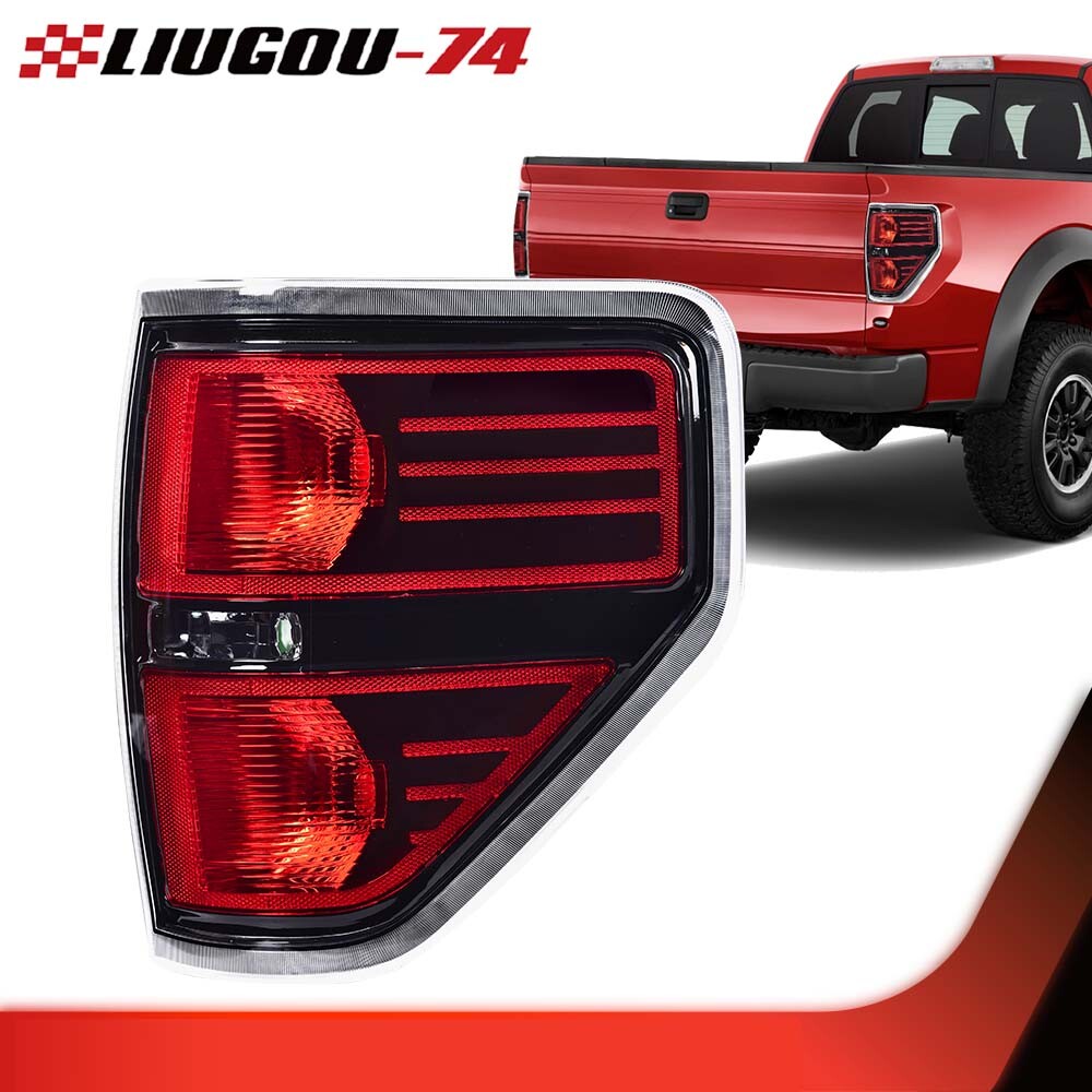 Fits 09 - 14 for Pickup Tail Light Rear Brake Light Right Hand Passenger Side 1 pc - v