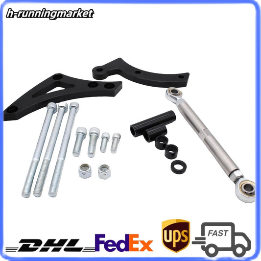 1x Black Small Block Alternator Bracket for Chrysler 318 340 360 SCR for Dodge
