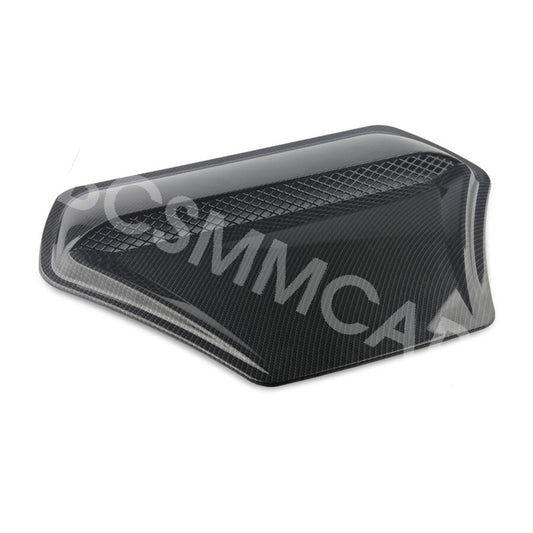 Carbon Fiber Look Hood Vent Decorative Air Flow Intake Bonnet Vent Cover Q