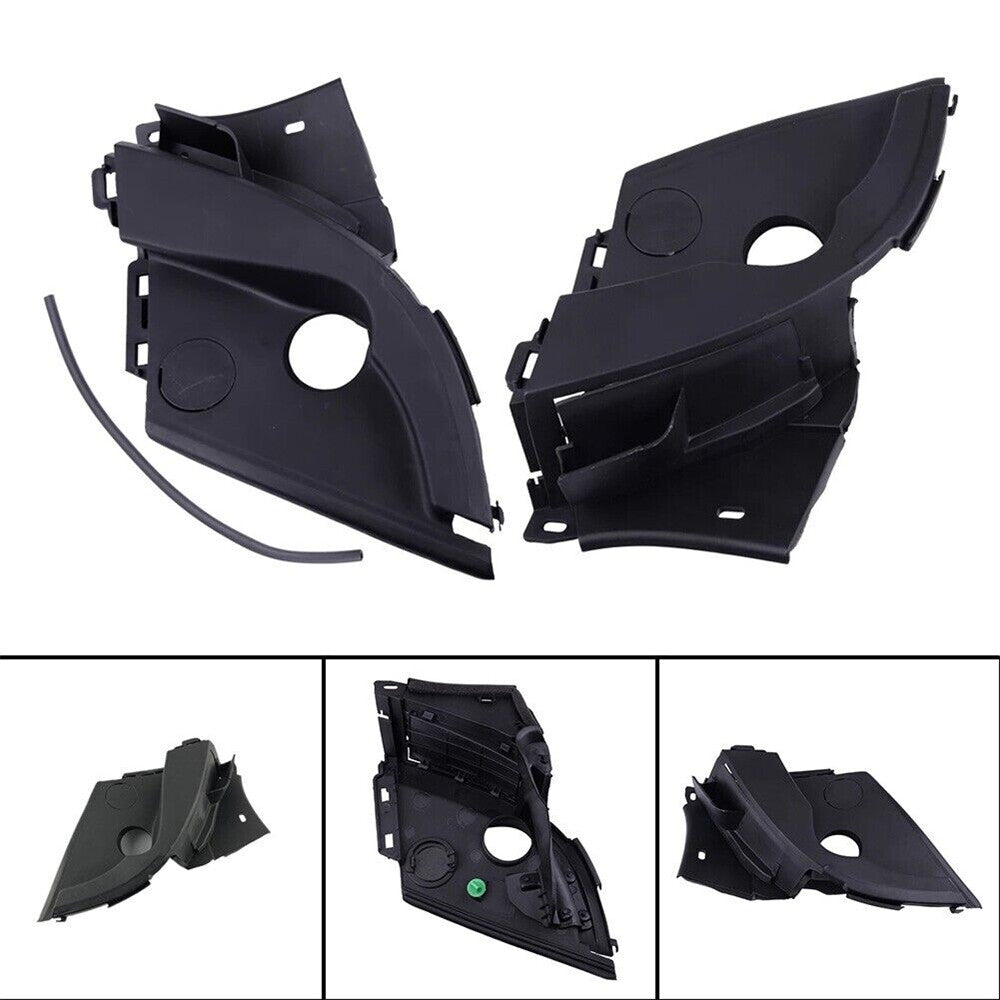Pair Front Windshield Wiper Arm Trim Cover Panel Black for Honda for Civic 2006-2011 Q