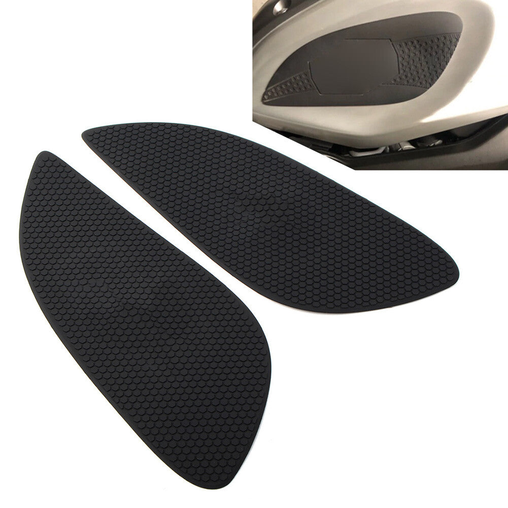 Pair Slip Sticker Traction Side Gas Fuel Tank Pad Fit for YAMAHA XSR155 Black