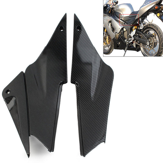 Tank Side Cover Panels Fairing Gas for Seat Trim for Kawasaki ZX6R 636 2005 2006 ha