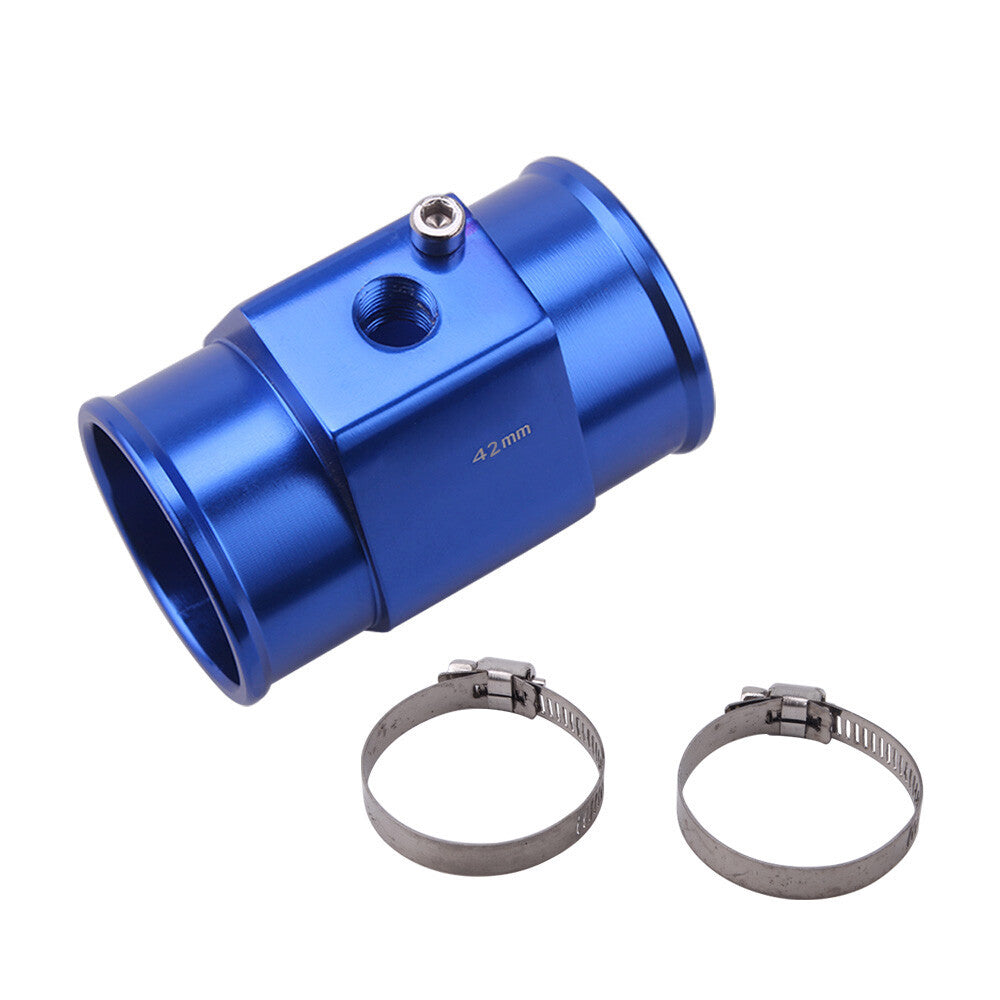 Car Water Temp Temperature 42mm Joint Pipe Sensor Gauge Radiator Hose Adapter Q