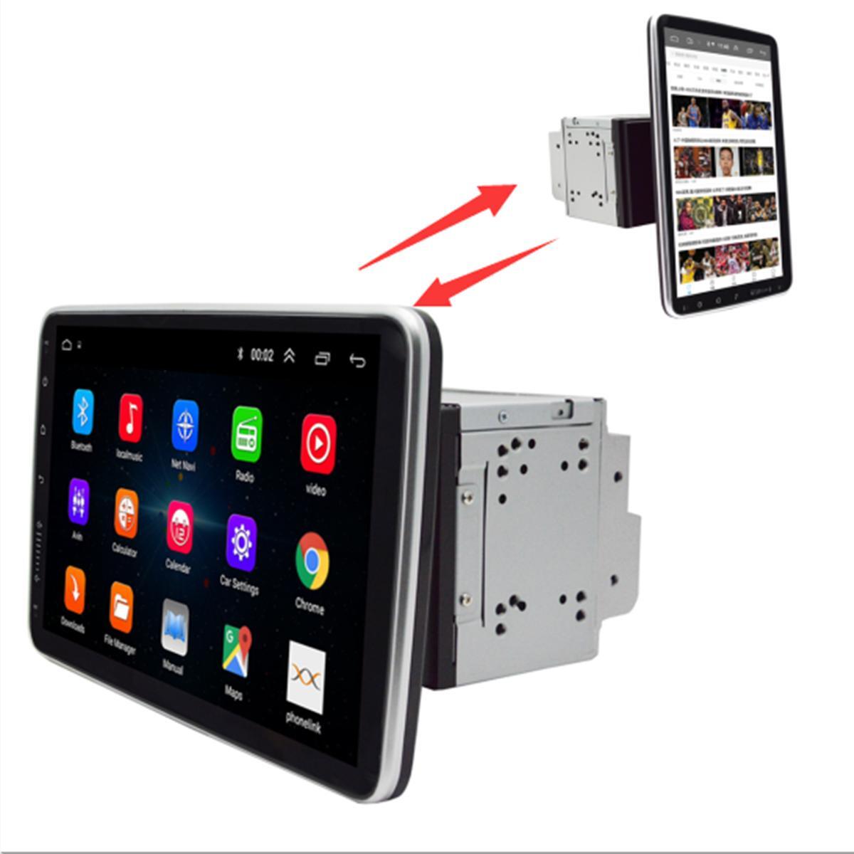 10.1-inch Dual 2-DIN GPS Wifi Touchscreen FM Player Car Stereo Radio Android n
