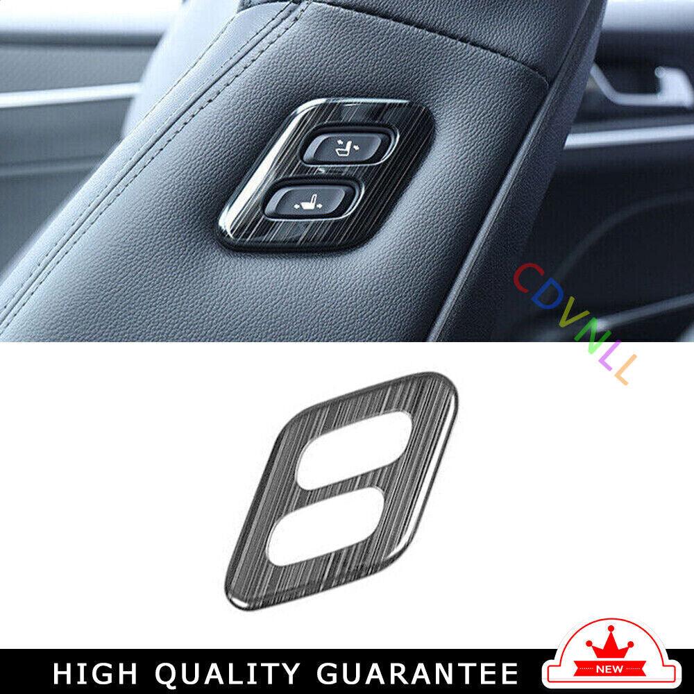 Car Inner for Seat Adjustment Button Cover Trim for Kia K5 2021-2022 Black Titanium