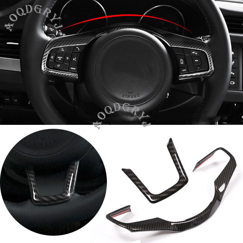 For C-HR 2018-2022 Carbon Fiber Tailgate Rear Window Wipers Cover Trim 4P v