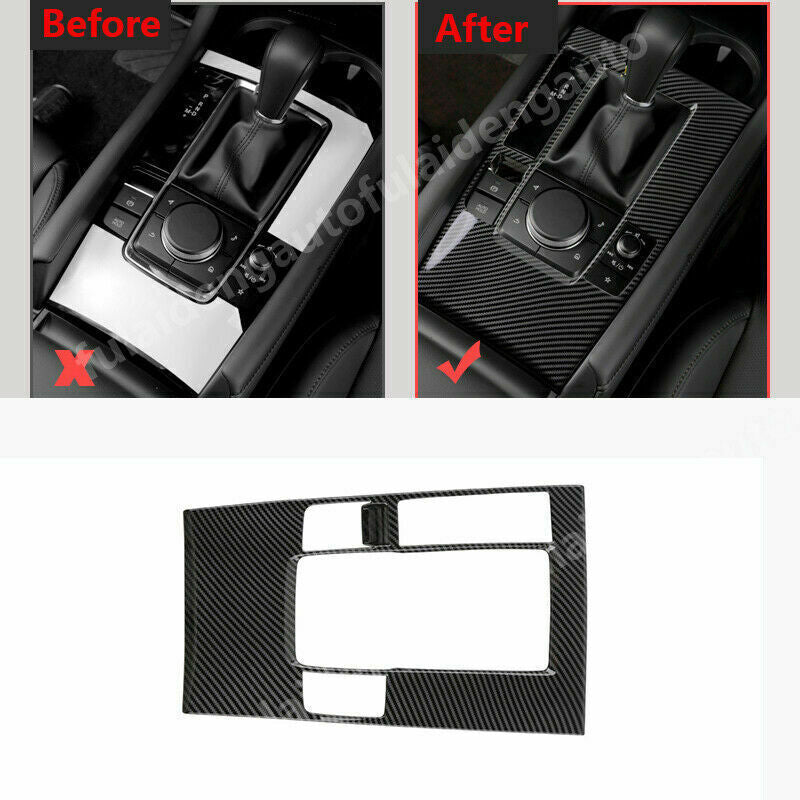 2x Carbon Fiber Style Front Reading Light Cover Trims for Honda Accord 2008-2012 v