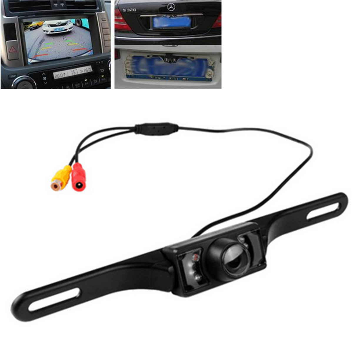 12V Car Rear View Camera 170¡ã Auto Parking Reverse Backup Camera Night Vision