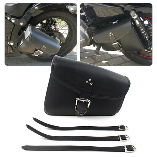 for Harley Davidson Sportster XL883, XL1200 Right Side PU Leather Saddlebag Bag Q