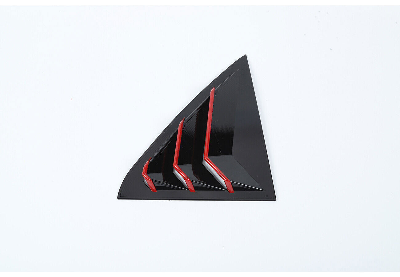 13-20 for Chrysler 300 300C Accessories Real Window Louver Shutter Black ABS B n