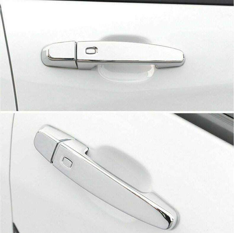 for Chevy Blazer 2019-2022 Chrome Car Door Handle Cover+Cup Bowl Combo Trim 12x