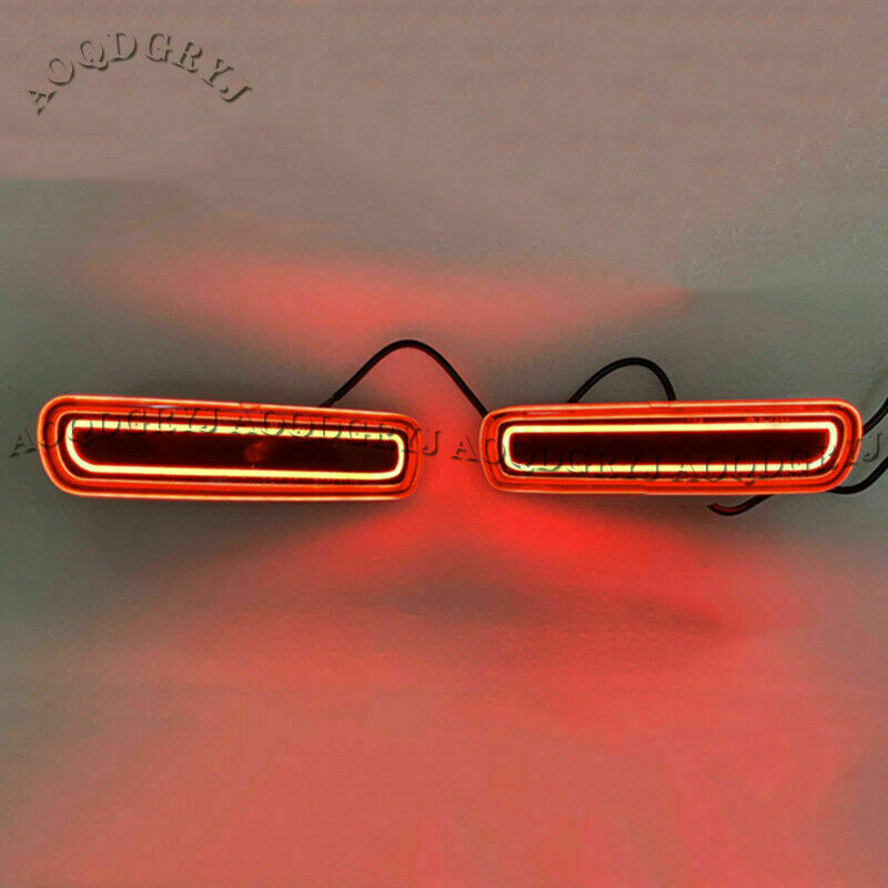 for LEXUS LX470 1998-2007 Accessories LED Rear Bumper Fog Lamp Reflective Lights
