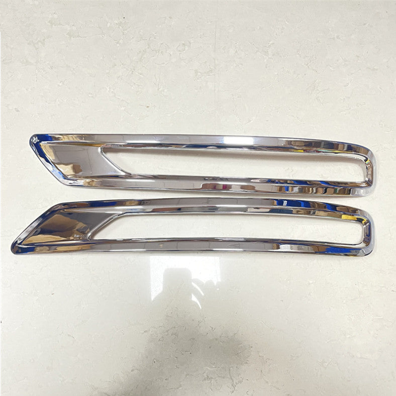 ABS Chrome Rear Fog Light Cover Trim 2pcs for Mitsubishi Outlander 2022-2024
