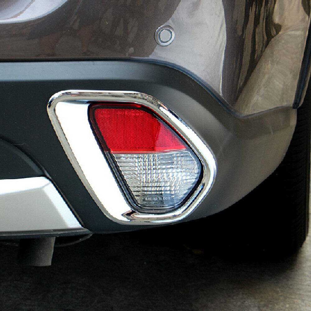 for Mitsubishi Outlander 2016-2020 Chrome Rear bumper Fog Light Lamp Cover Trim