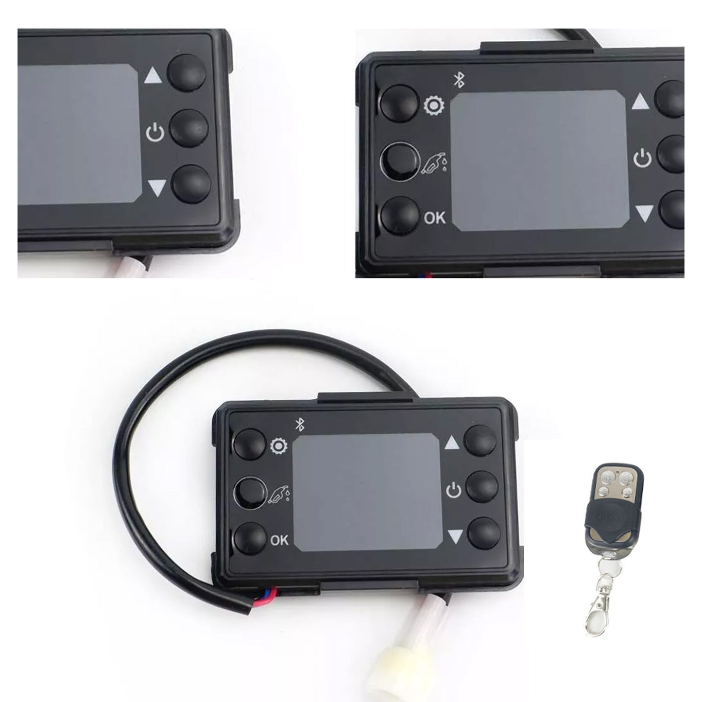 12V diesel heater, LCD monitor, switch controller, motherboard remote control 5D Q
