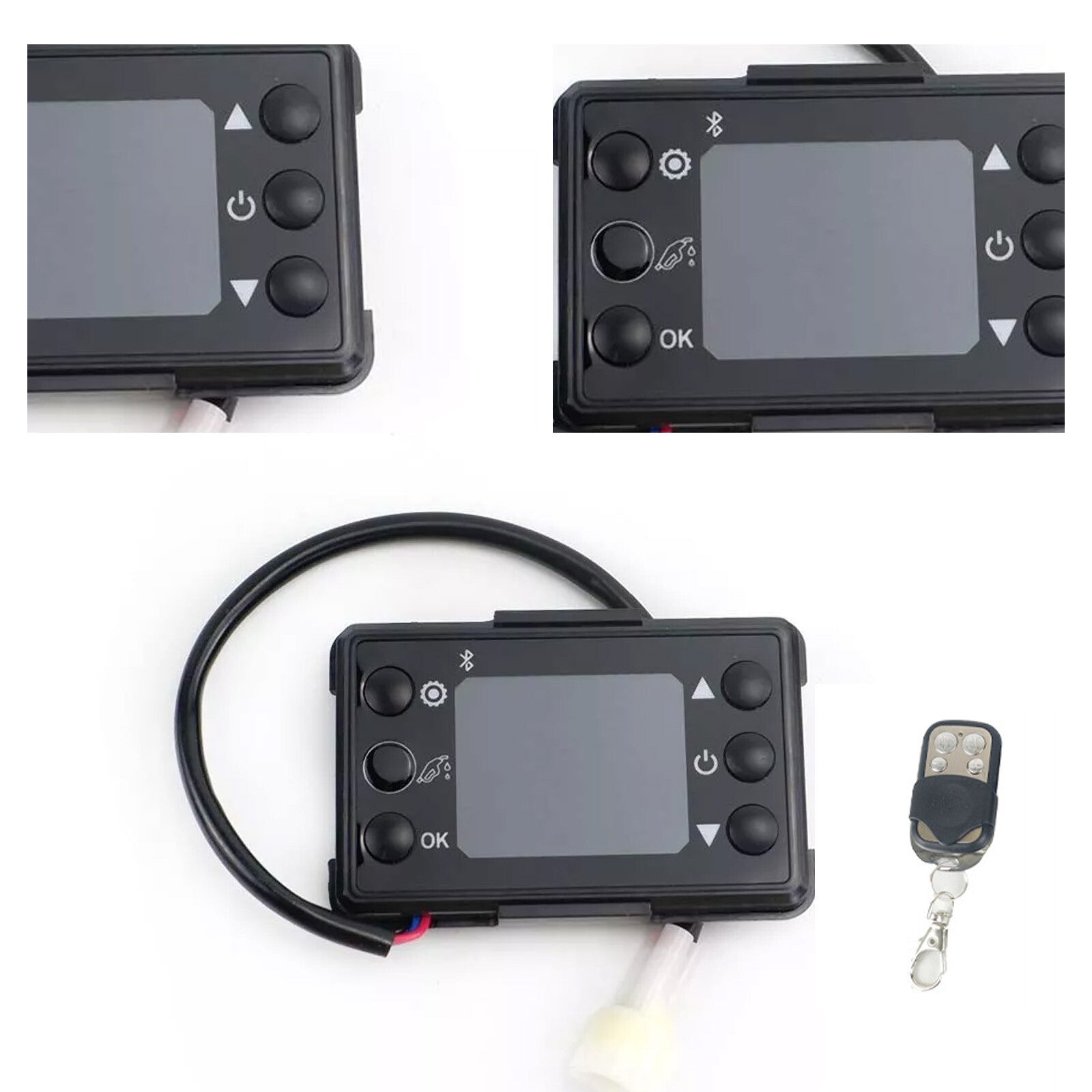 12V diesel heater, LCD monitor, switch controller, motherboard remote control 5D Q