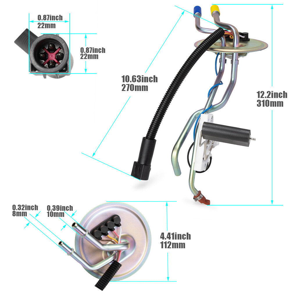 Fuel Tank Sending Unit FMSU-9DER 1994-97 for ford F250 F350 Diesel Enigine Only
