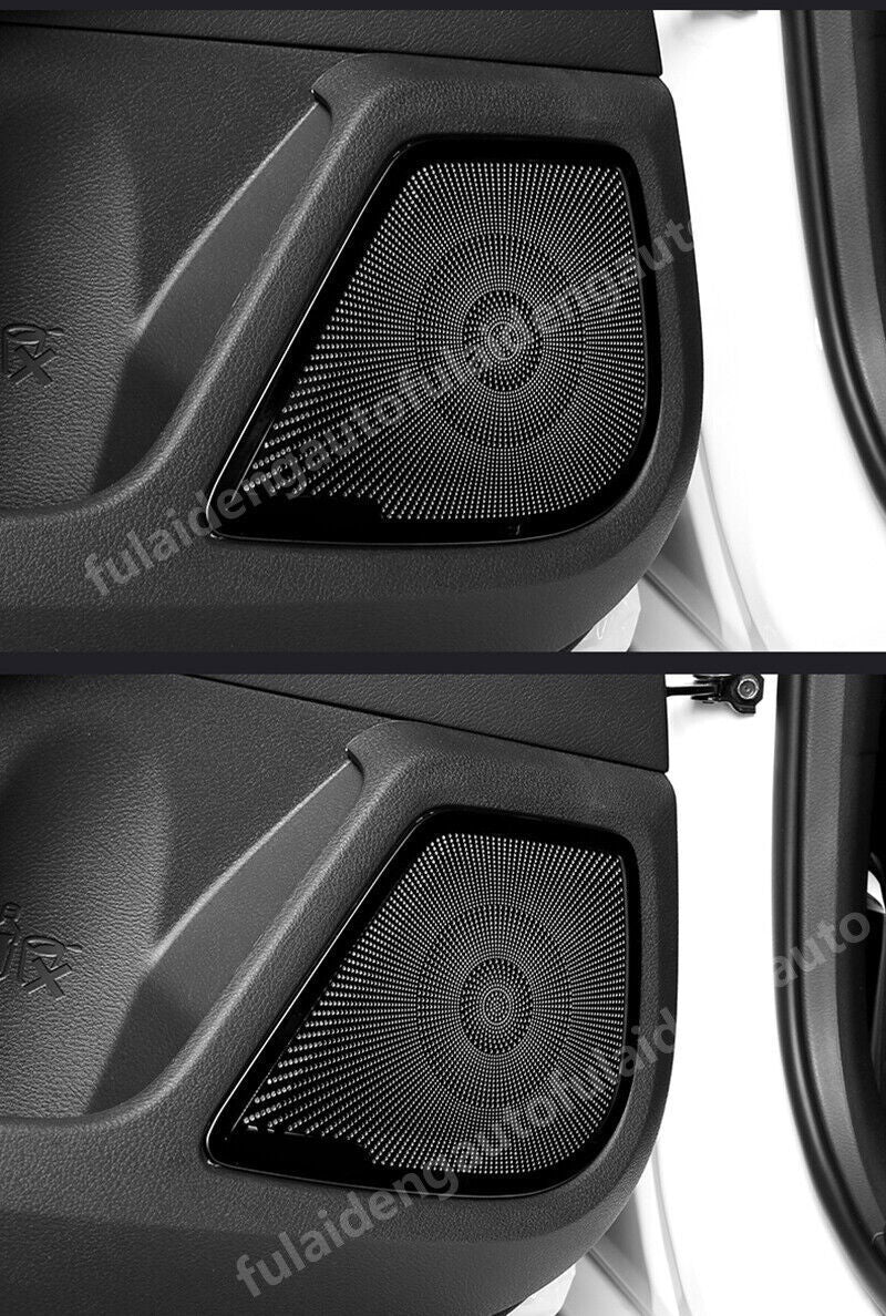 4pcs for Nissan Altima 2019-2022 Black Titanium Interior Door Speaker Panel Trim
