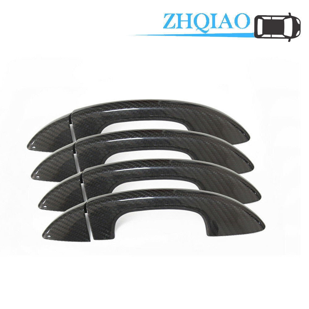 Carbon Fiber Side Door Handle Covers Trim Fit LAVIDA 13-16