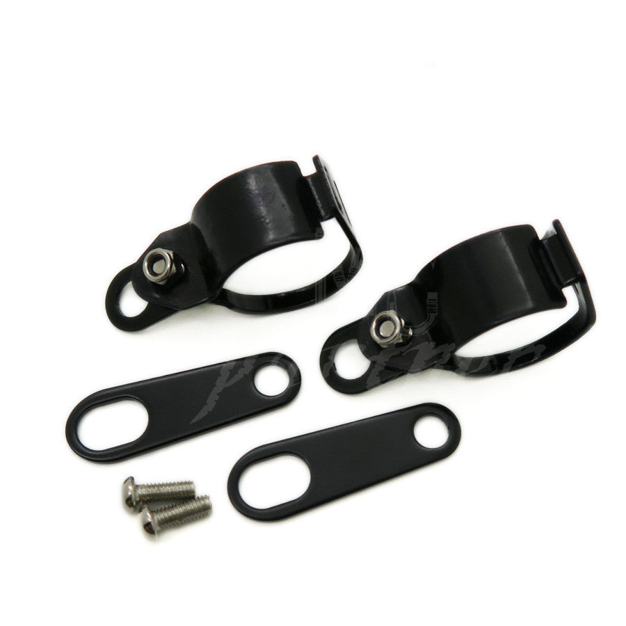 Motorcycle Turn Signal Relocater Holder Fork Clamps Shock Bracket For Cafe Racer Q