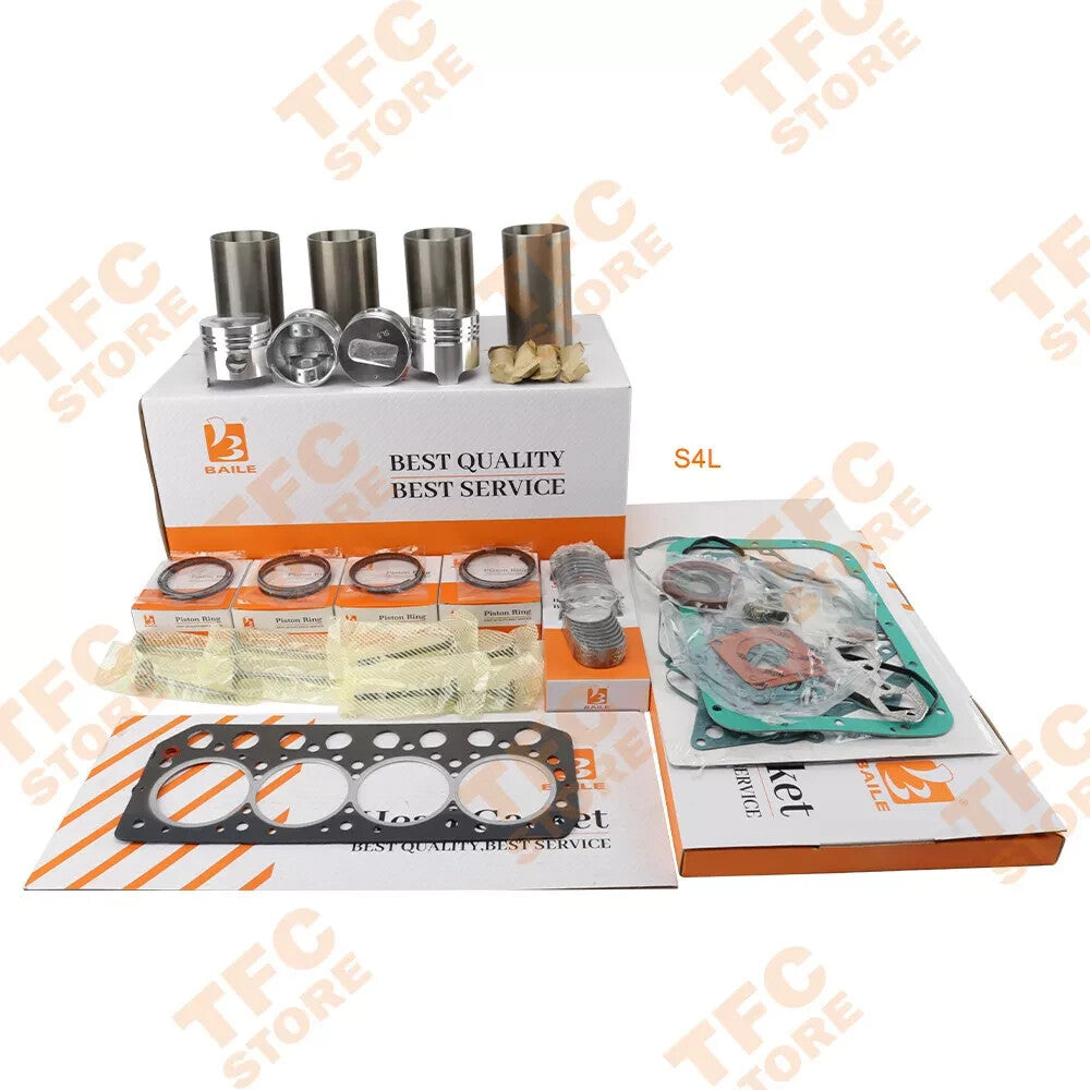 Overhaul Rebuild Kit for Mitsubishi S4L S4L2 Engine Piston Rings Cylinder Liner