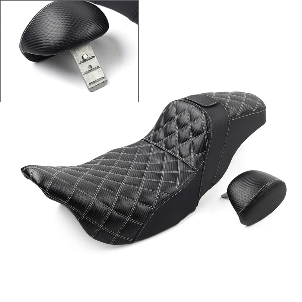 Two Up for Seat And Driver Backrest for Harley Electra Street Glide FLHX FLHXS