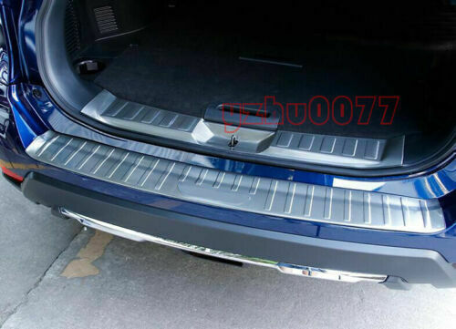 2for Nissan Rogue 2017-2020 Silver Steel Rear Bumper Protector Sill Plate Cover