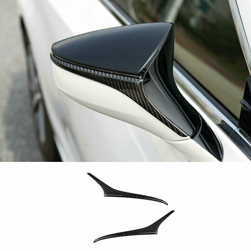 for Lexus LS RC LC UX for ES 2018-22 Dry Carbon Fiber Rear View Mirror Molding Strip