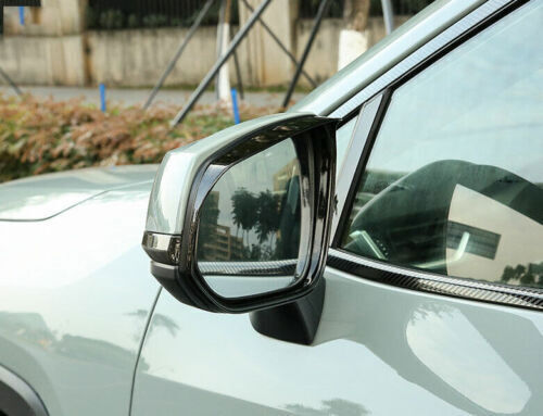Gloss Black Exterior Rear View Mirror Frame Trim 2022 Fit For RAV4 n
