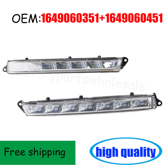 2-pack L&R LED DRL daytime running lights and fog lights suitable for Mercedes X164 GL320 GL350 n