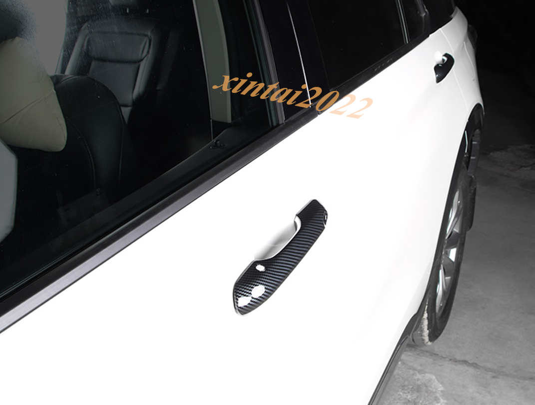 for ford  Explorer 2020 2021 ABS Carbon Fiber Exterior Door Handle Cover Trim