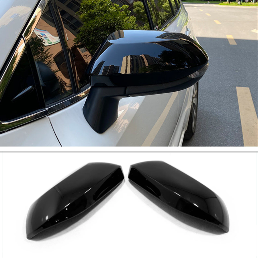 for Toyota for Corolla 2019-2023 Bright Black Side Door Rearview Mirror Cover cap