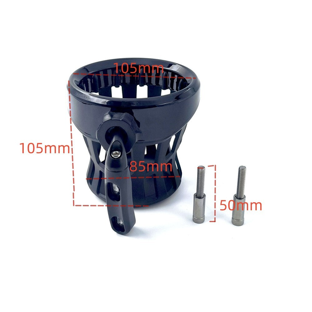Handlebar cup holder with beverage net and basket mounting for Honda Goldwing GL1800 18-up n
