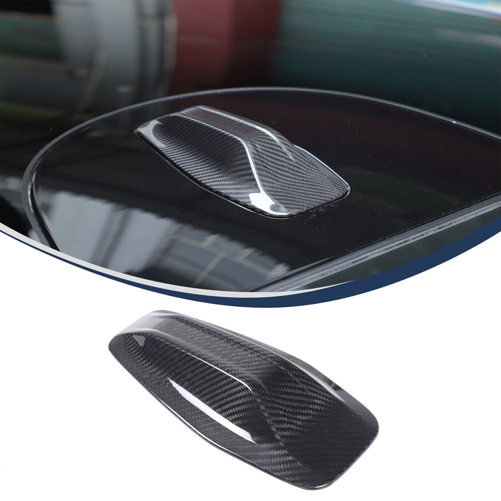 Real Carbon Fiber Fin Antenna Cover For 5 /7 2024+ n