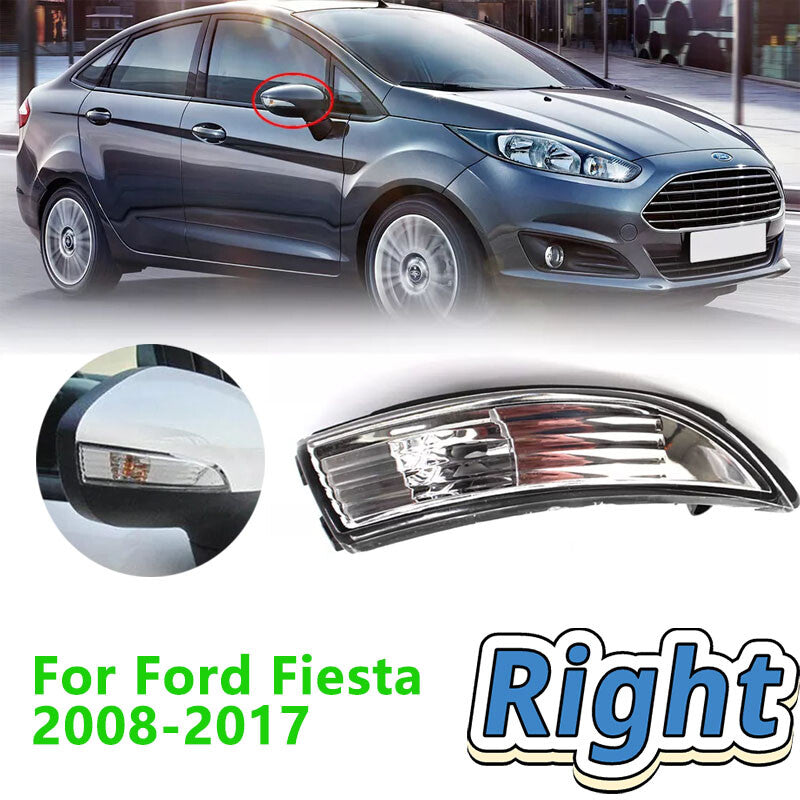 For Fiesta 2008-2017 Right Passenger Side Wing Mirror Indicator Light Cover v