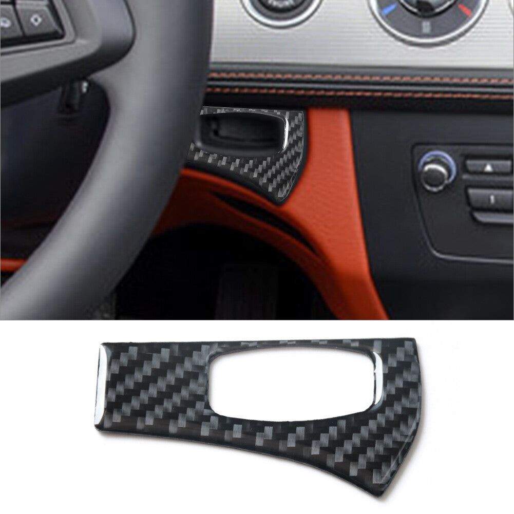 for BMW Z4 E89 2009-2016 Carbon Fiber Interior Ignition Switch Cover Trim