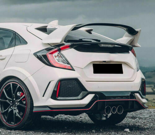 for Honda for Civic Hatchback 2017-2021 TYPE-R Black Car Trunk Spoiler Tail Wing Bar