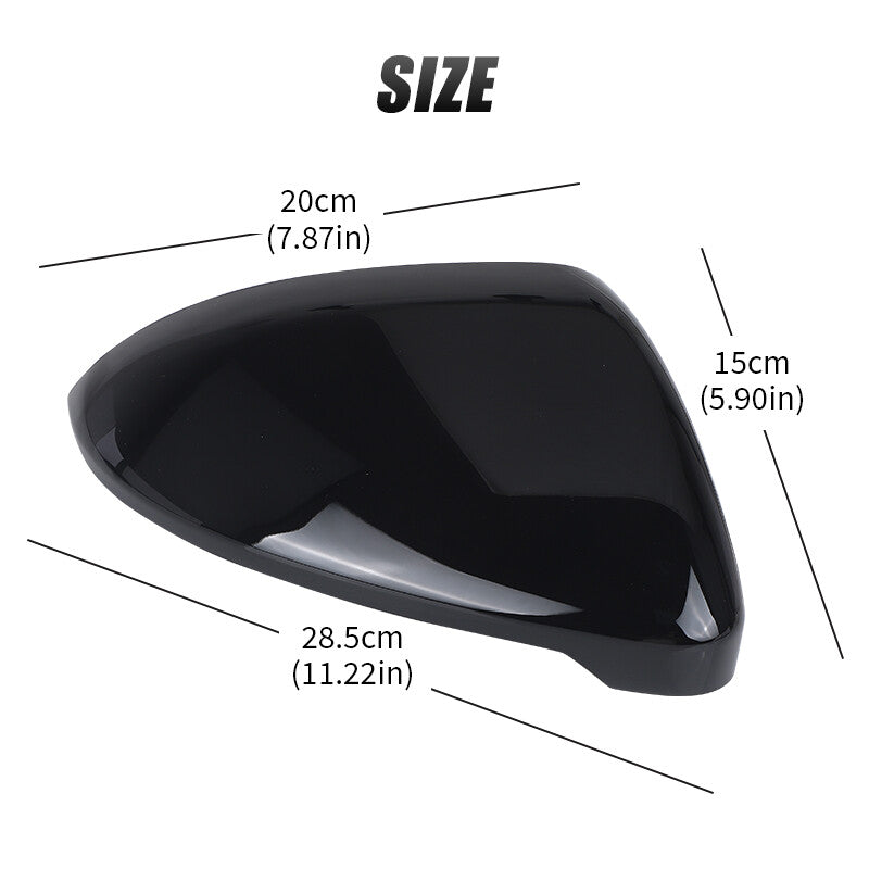Passenger Right Side Rear View Mirror Cover Cap for VW for Golf 7 MK7 7.5 GTI 14-19