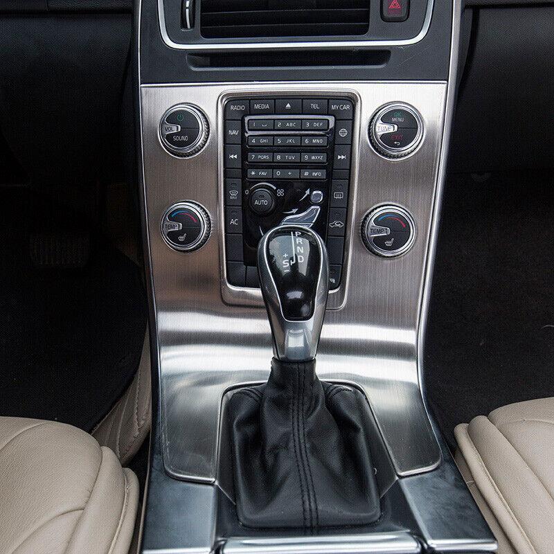 for Volvo S60 V60 2012-2019 Silver Titanium Console AC Switch Control Panel Trim