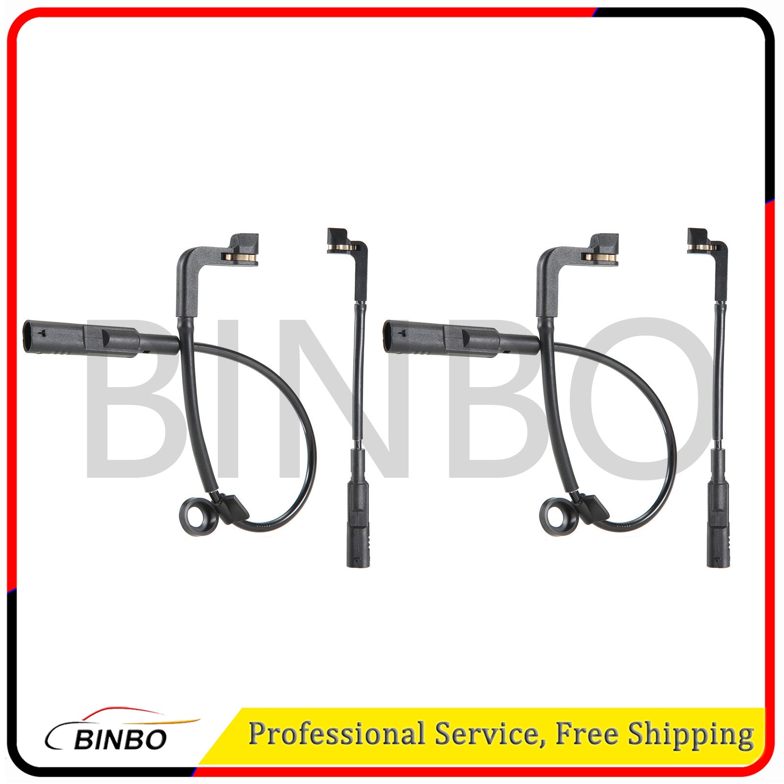 4 Pack Front Rear Brake Pads Wear Sensor for GMC for Chevrolet Silverado 1500 XL Q