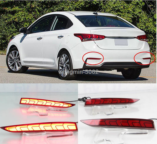 LED Brake Warning Lights/ Rear Fog Lights 2pcs Fit for Hyundai Accent 2019-2020 n