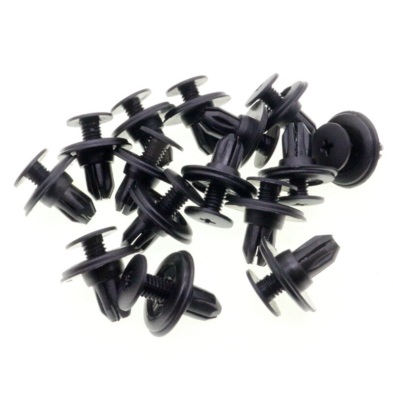 25-piece pack of interior trim panel molding clips and rivets suitable for VW
