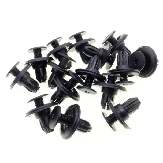 25-piece pack of interior trim panel molding clips and rivets suitable for VW