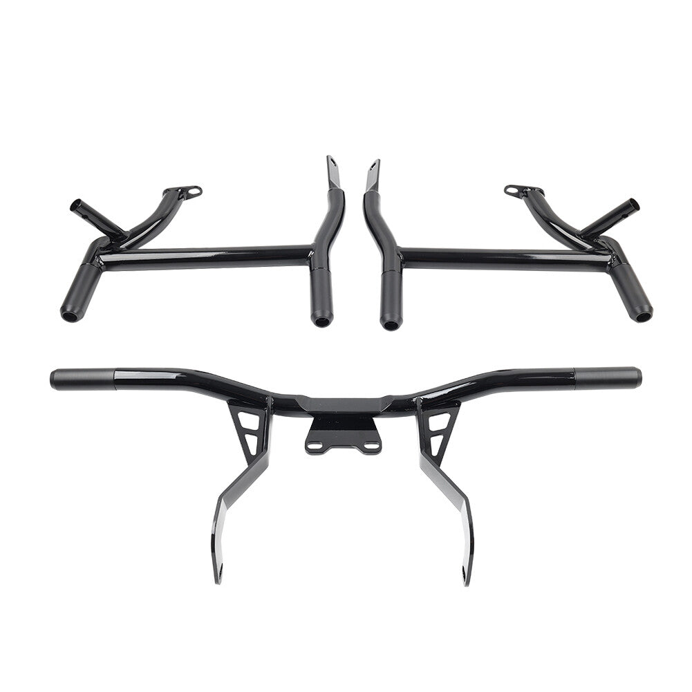 Saddlebag Rail Front Engine Guard Crash Bar for Harley Road Street Glide 14-24