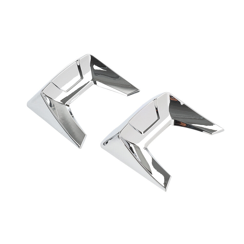 Chrome Speedform Saddlebag Lid Spoilers for Harley Road Glide Ultra Limited 14+ Q
