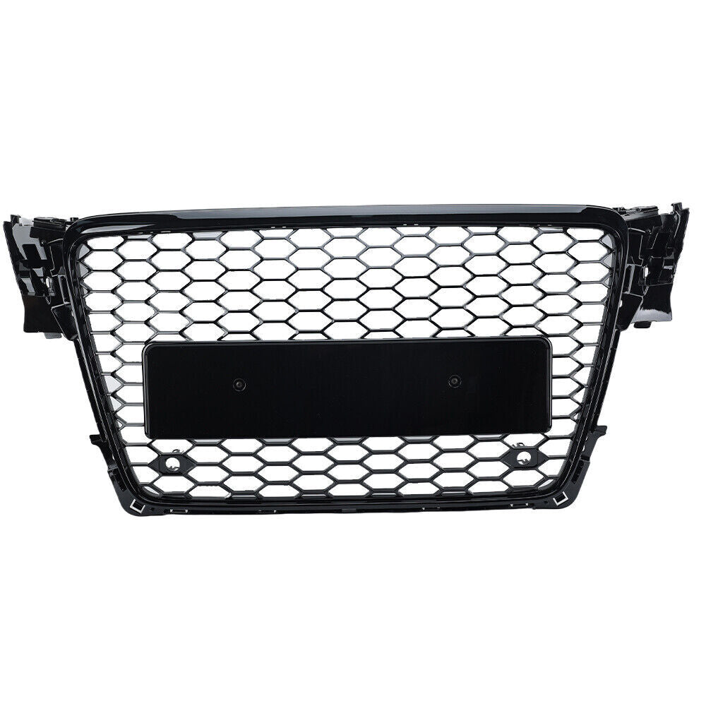 F¨¹r for Audi RS4 A4 B8 2008-2012 K¨¹hlergrill Front Grill Gl?nzend Schwarz 8K0853651